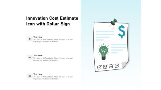 Cost Calculation Icon Business Operations Ppt PowerPoint Presentation Complete Deck