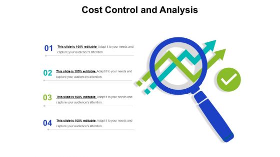 Cost Control And Analysis Ppt PowerPoint Presentation Summary Example Topics PDF