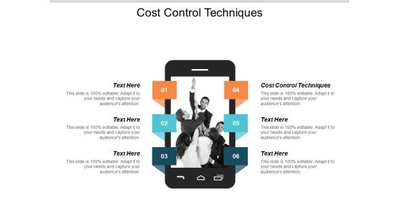 Cost Control Techniques Ppt PowerPoint Presentation Infographic Template Example Topics Cpb