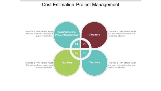 Cost Estimation Project Management Ppt PowerPoint Presentation File Graphics Pictures Cpb