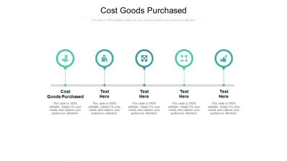 Cost Goods Purchased Ppt PowerPoint Presentation Show Ideas Cpb