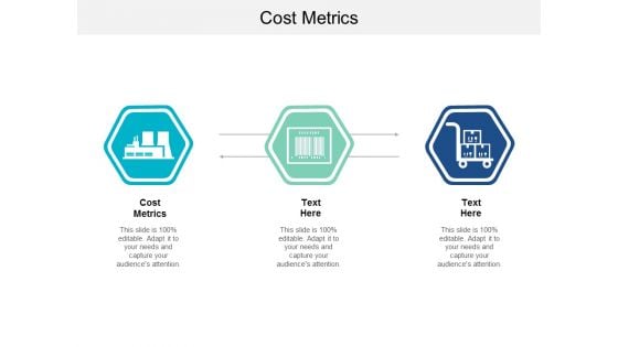 Cost Metrics Ppt PowerPoint Presentation Model Background Cpb