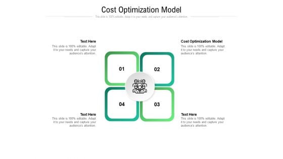 Cost Optimization Model Ppt PowerPoint Presentation Portfolio Clipart Cpb Pdf