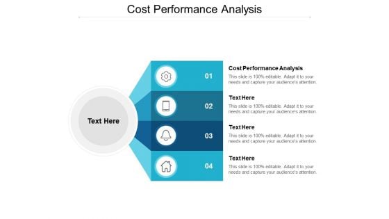 Cost Performance Analysis Ppt PowerPoint Presentation Pictures Master Slide Cpb