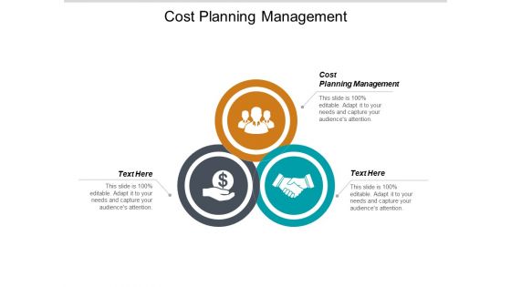 Cost Planning Management Ppt PowerPoint Presentation Ideas Influencers Cpb