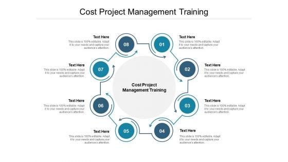 Cost Project Management Training Ppt PowerPoint Presentation Picture Cpb