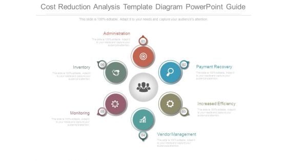 Cost Reduction Analysis Template Diagram Powerpoint Guide