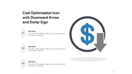 Cost Reduction Icons Business Process Cost Ppt PowerPoint Presentation Complete Deck