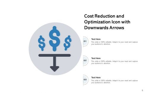 Cost Reduction Icons Business Process Cost Ppt PowerPoint Presentation Complete Deck