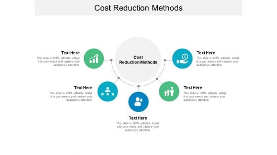 Cost Reduction Methods Ppt PowerPoint Presentation Slides Smartart Cpb