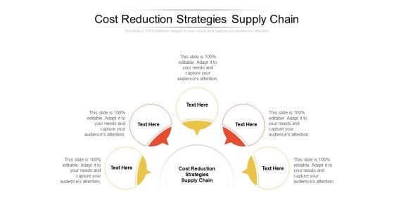 Cost Reduction Strategies Supply Chain Ppt PowerPoint Presentation Topics Cpb