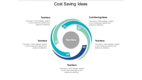 Cost Saving Ideas Ppt PowerPoint Presentation Infographics Layouts Cpb