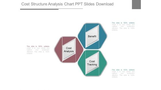 Cost Structure Analysis Chart Ppt Slides Download