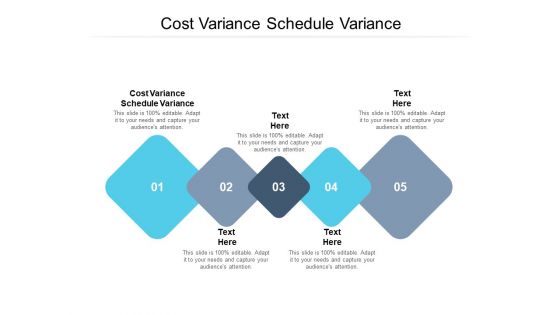 Cost Variance Schedule Variance Ppt PowerPoint Presentation Model Cpb Pdf