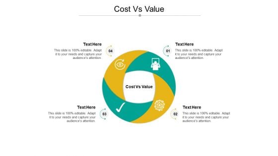 Cost Vs Value Ppt PowerPoint Presentation Inspiration Background Designs Cpb