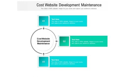 Cost Website Development Maintenance Ppt PowerPoint Presentation Infographics Icons Cpb Pdf