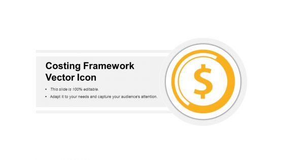 Costing Framework Vector Icon Ppt PowerPoint Presentation Icon Graphics Example PDF