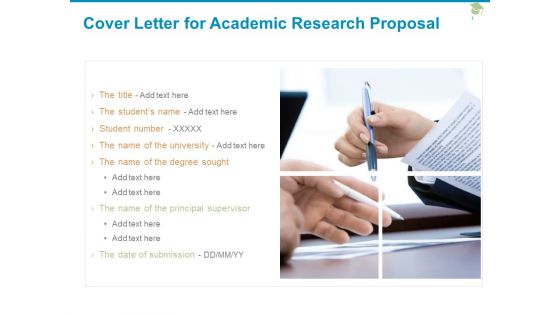 Cover Letter For Academic Research Proposal Ppt PowerPoint Presentation File Smartart