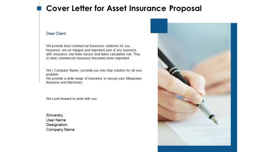 Cover Letter For Asset Insurance Proposal Ppt PowerPoint Presentation Slides Graphics Template Cover Letter For Asset Insurance Proposal Ppt PowerPoint Presentation Slides Graphics Template