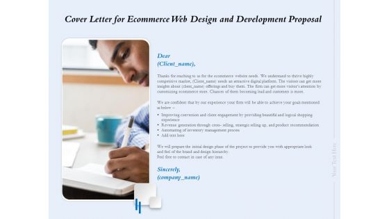 Cover Letter For Ecommerce Web Design And Development Proposal Ppt Slides Sample PDF Cover Letter For Ecommerce Web Design And Development Proposal Ppt Slides Sample PDF
