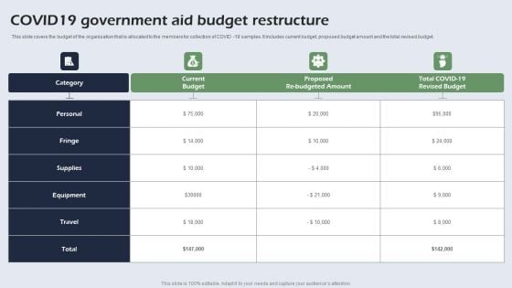 Covid19 Government Aid Budget Restructure Pictures PDF