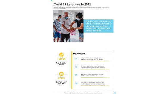 Covid 19 Response In 2022 One Pager Documents Covid 19 Response In 2022 One Pager Documents