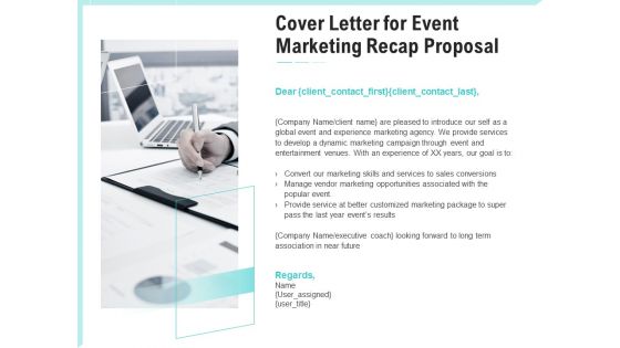 Craft The Perfect Event Proposal Cover Letter For Event Marketing Recap Proposal Topics PDF