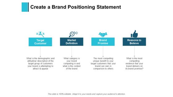 Create A Brand Positioning Statement Ppt PowerPoint Presentation Pictures Mockup