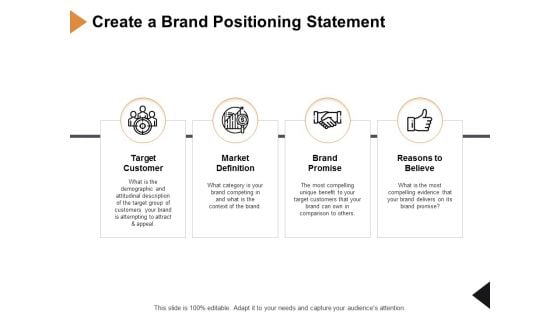 Create A Brand Positioning Statement Ppt PowerPoint Presentation Styles Picture