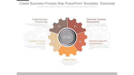 Create Business Process Map Powerpoint Templates Download
