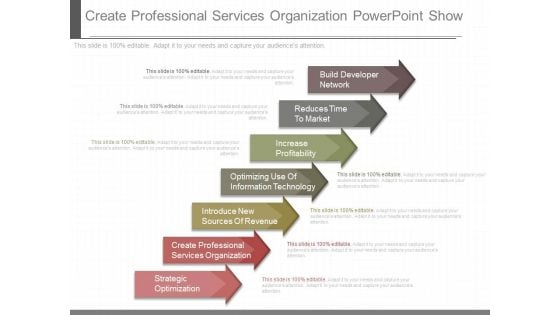 Create Professional Services Organization Powerpoint Show