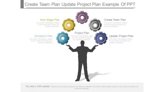 Create Team Plan Update Project Plan Example Of Ppt