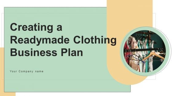 Creating A Readymade Clothing Business Plan