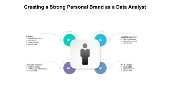 Creating A Strong Personal Brand As A Data Analyst Ppt PowerPoint Presentation Infographics Structure PDF