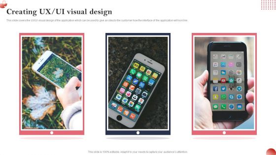 Creating And Introducing A Web Based Creating UX UI Visual Design Infographics PDF