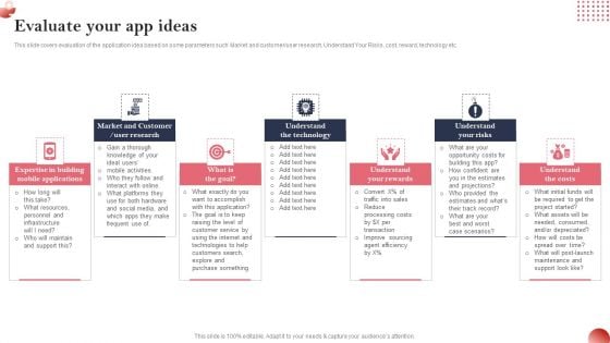 Creating And Introducing A Web Based Evaluate Your App Ideas Formats PDF