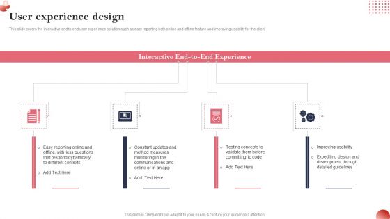 Creating And Introducing A Web Based User Experience Design Template PDF