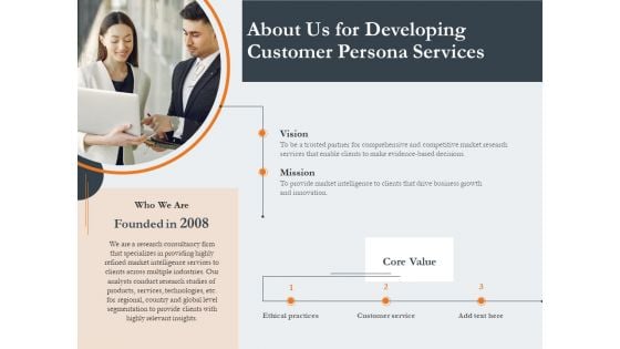 Creating Buyer Persona About Us For Developing Customer Persona Services Background PDF Creating Buyer Persona About Us For Developing Customer Persona Services Background PDF