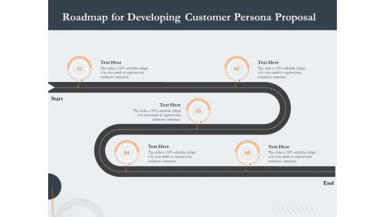 Creating Buyer Persona Roadmap For Developing Customer Persona Proposal Diagrams PDF