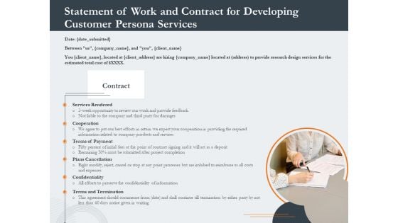 Creating Buyer Persona Statement Of Work And Contract For Developing Customer Persona Services Clipart PDF Creating Buyer Persona Statement Of Work And Contract For Developing Customer Persona Services Clipart PDF