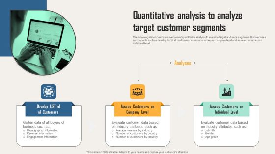Creating Customer Personas For Customizing Quantitative Analysis To Analyze Target Customer Download PDF