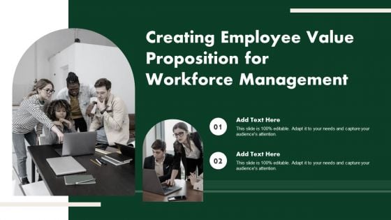 Creating Employee Value Proposition For Workforce Management Infographics PDF