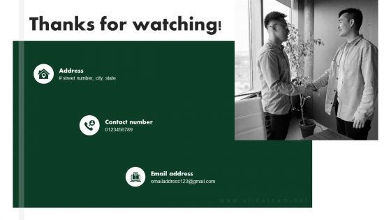 Creating Employee Value Proposition Thanks For Watching Ppt Inspiration Infographics PDF Creating Employee Value Proposition Thanks For Watching Ppt Inspiration Infographics PDF
