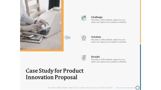 Creating Innovation Commodity Case Study For Product Innovation Proposal Ppt Gallery Icons PDF