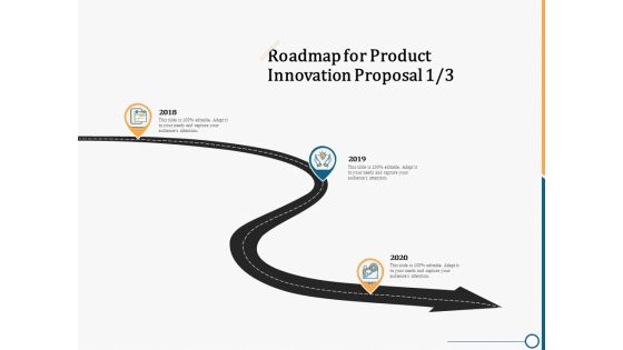 Creating Innovation Commodity Roadmap For Product Innovation Proposal Ppt Pictures Design Ideas PDF