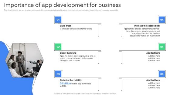 Creating Mobile Application For Android Importance Of App Development For Business Introduction PDF