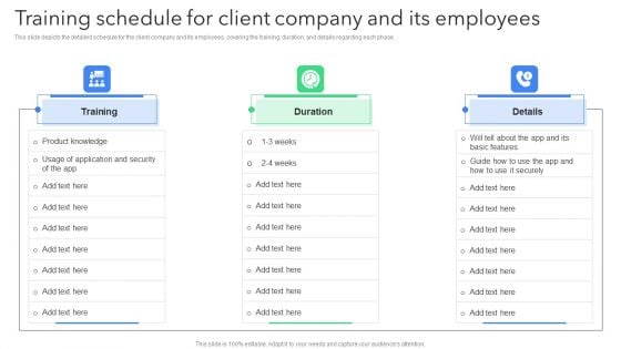 Creating Mobile Application For Android Training Schedule For Client Company And Its Employees Download PDF