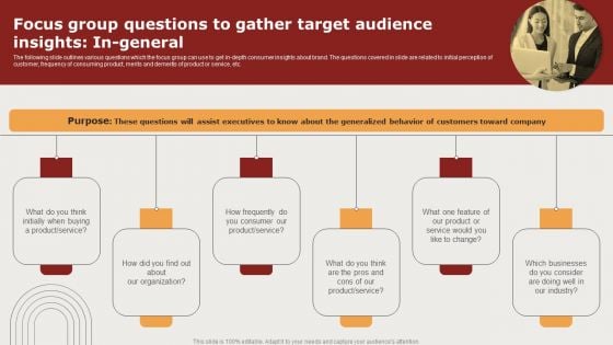 Creating Positioning Techniques For Market Research Focus Group Questions To Gather Target Audience Insights In General Topics PDF