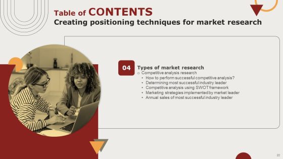 Creating Positioning Techniques For Market Research Ppt PowerPoint Presentation Complete Deck With Slides Slide22