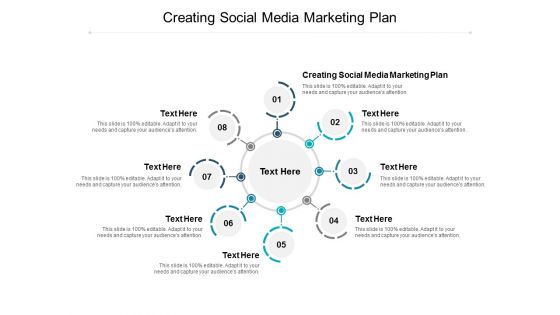 Creating Social Media Marketing Plan Ppt PowerPoint Presentation Ideas Diagrams Cpb